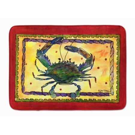 Carolines Treasures Crab Machine Washable Memory Foam Mat 8058-RUG